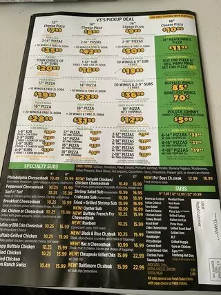 V3 Pizza & Subs