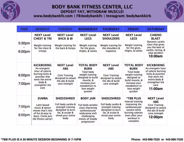Body Bank Fitness Center
