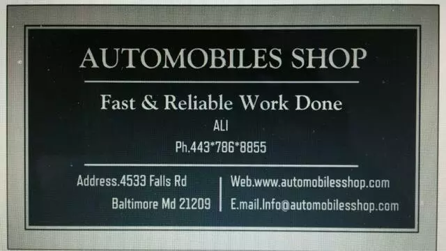 Automobiles Shop