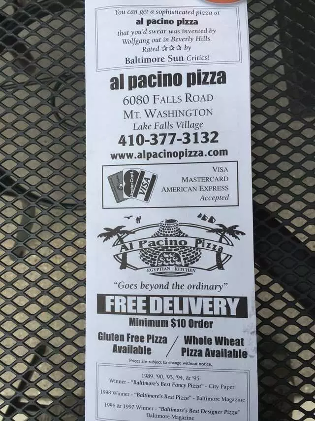Al Pacino Pizza