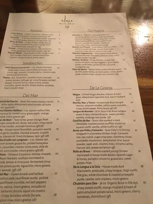 Alma Cocina Latina