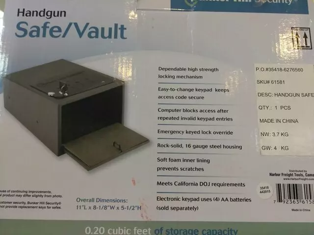 Advanced Security Safe and Lock