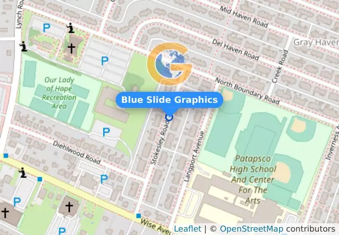 Blue Slide Graphics