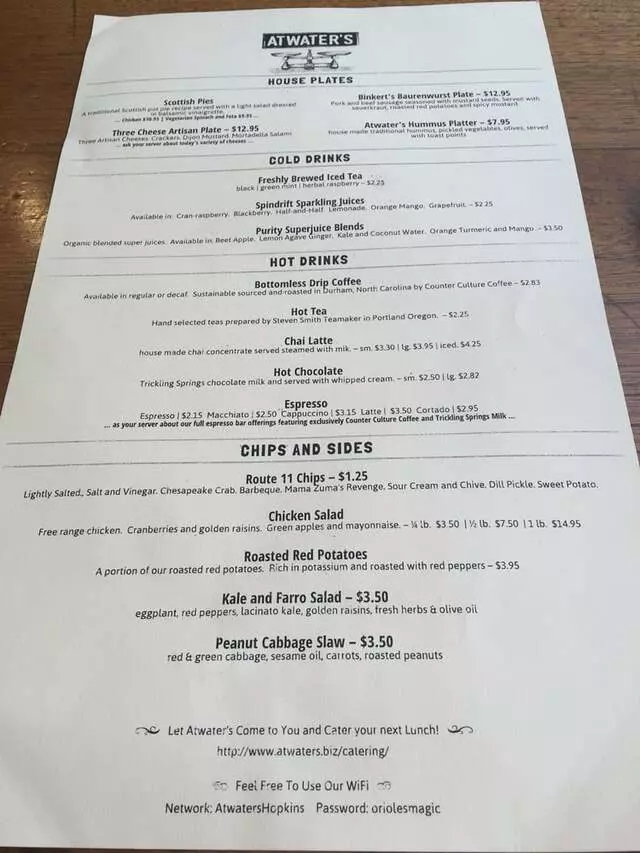 Atwater’s Café