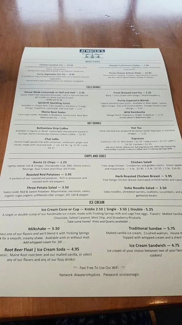 Atwater’s Café