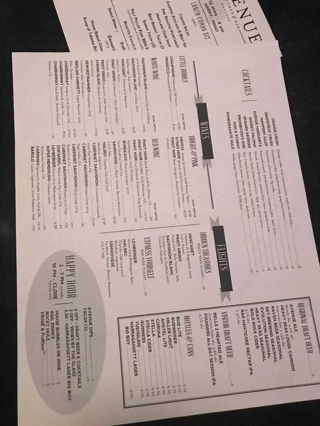 Avenue Kitchen & Bar