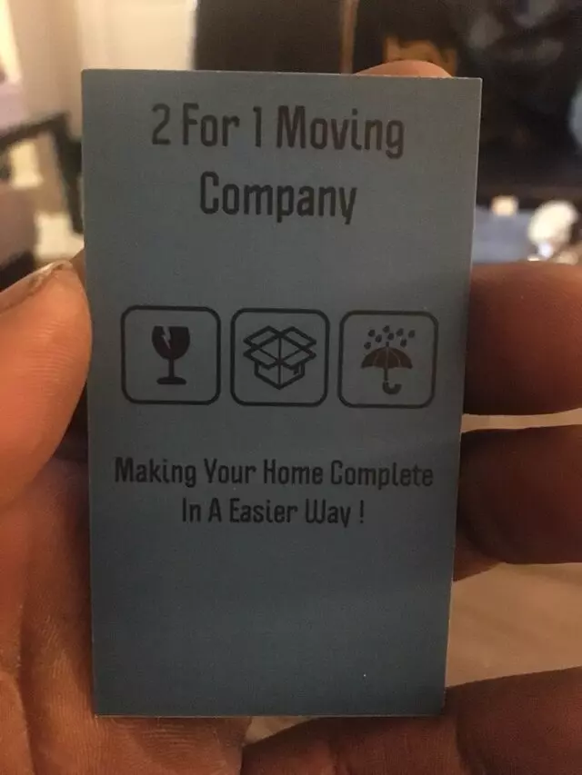2 For 1 Moving Company