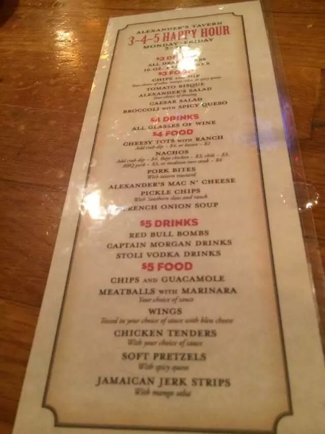 Alexander’s Tavern