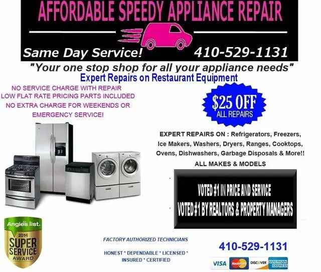 Affordable Speedy Appliance Repair